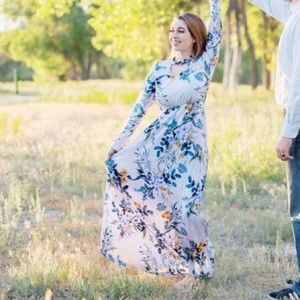 Pink Blush Maternity Dress
